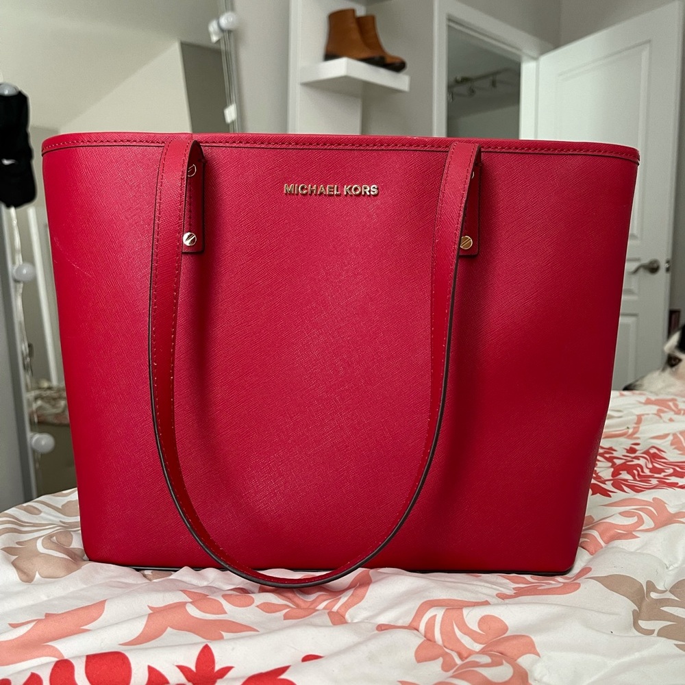 Michael Kors Red Tote